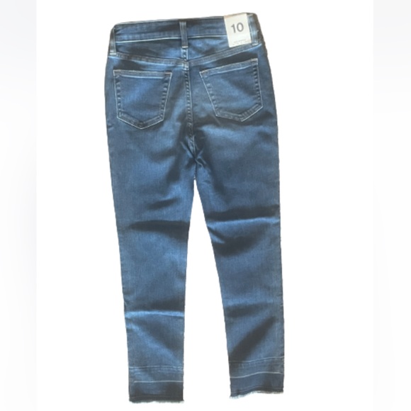 🆕 RESERVED XMS Gap Kids Girls Teen Sky High Distressed Skinny Jeans Washwell - Picture 4 of 12